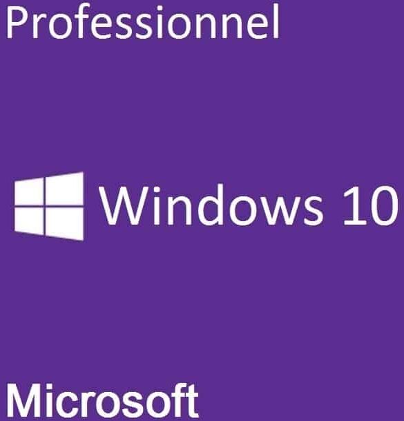 Microsoft Windows 10 Professionnel - (32bits) - Oem 1 Poste