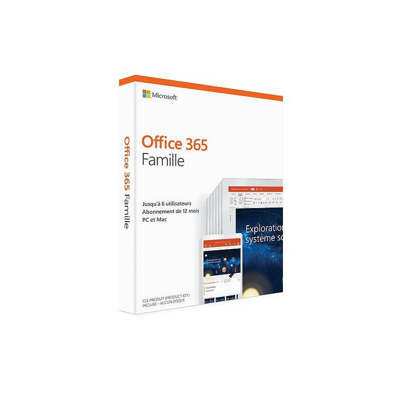Microsoft Code D'activation Office 365 Pack Famille