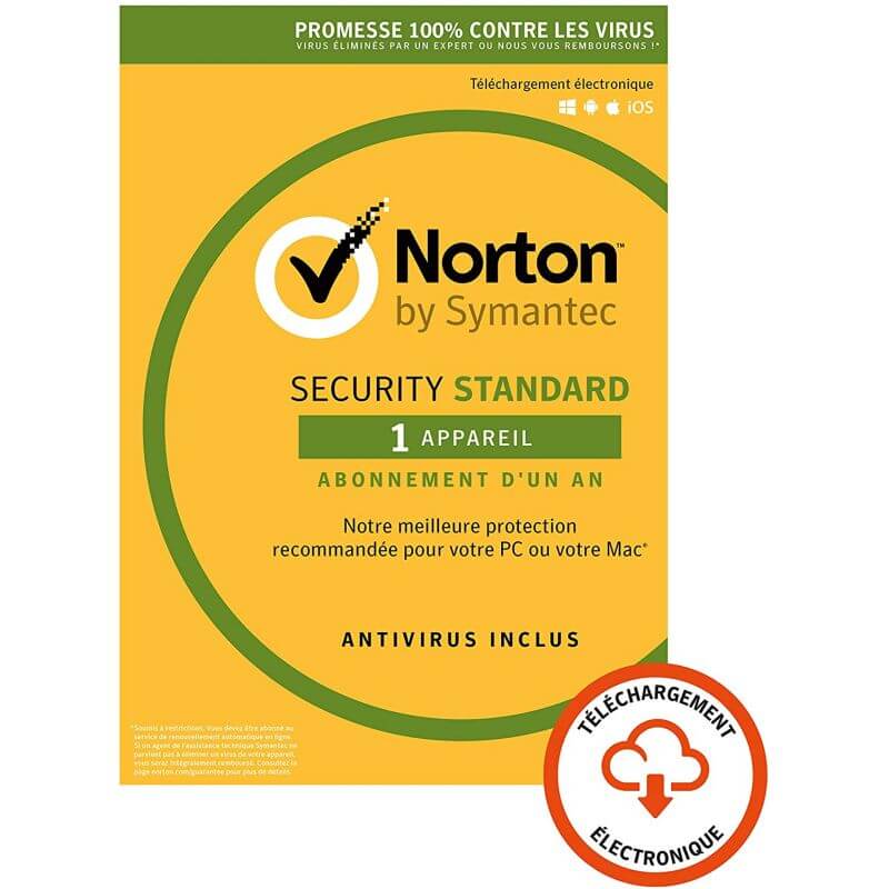 Symantec Oem Norton Security Standard - 1 Appareil - 1 An