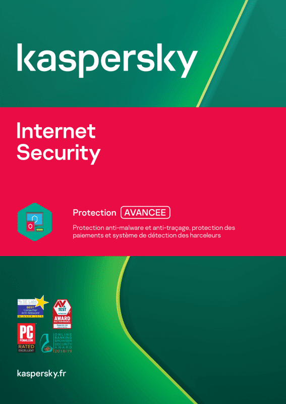 Kaspersky Internet Security 2021 2 Appareils 1 An