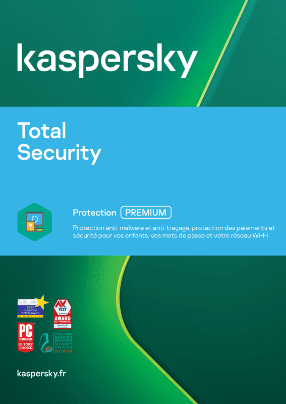 Kaspersky Total Security 2021 5 Appareils 2 Ans