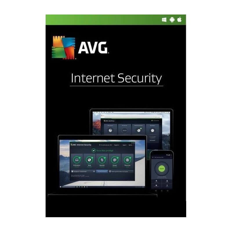 Avg Internet Security 2021 5 Appareils 1 An