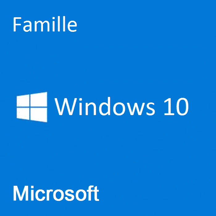 Microsoft Windows 10 Famille - (32 Bits)