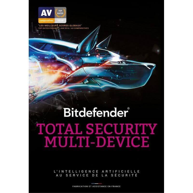 Bitdefender Total Security 10 Appareils 2 Ans