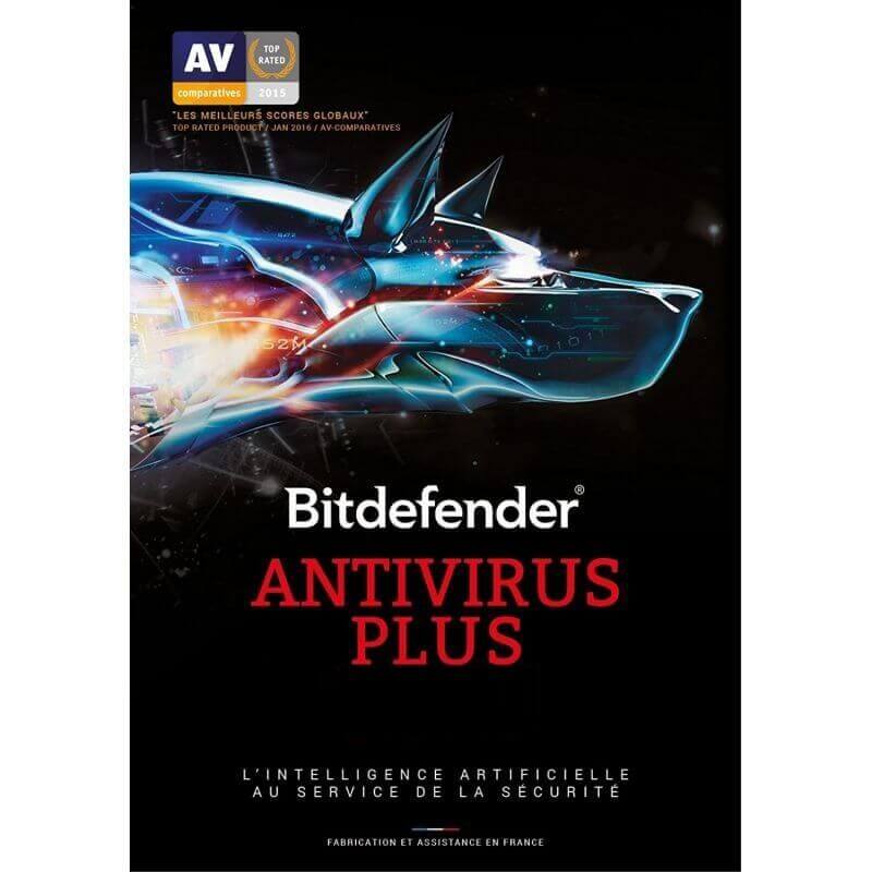 Bitdefender Antivirus Plus 3 Appareils 2 Ans