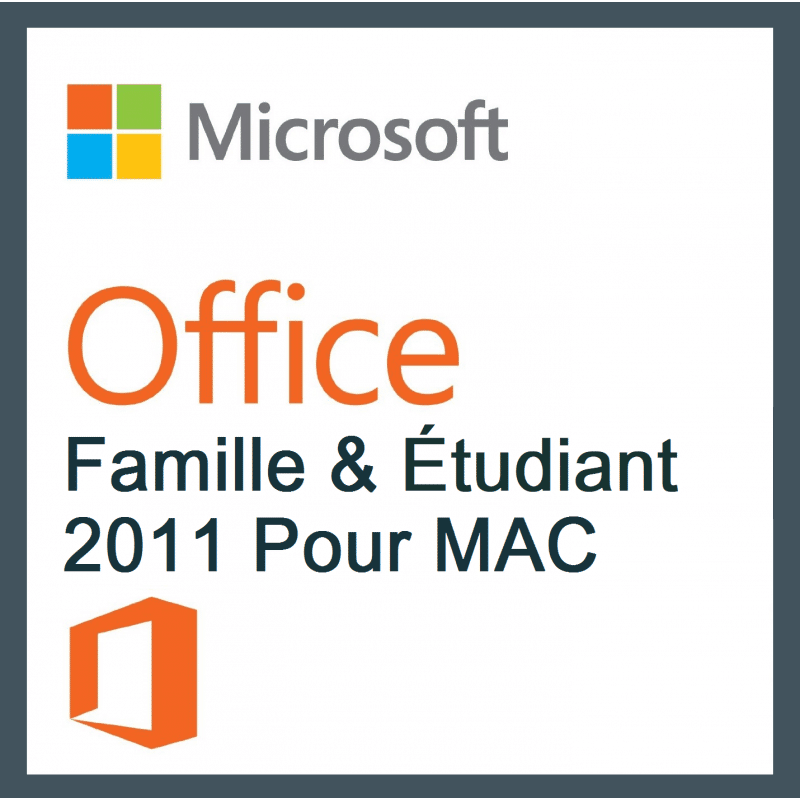 Microsoft Pack Office Famille Et Etudiant 2011 Pour Mac
