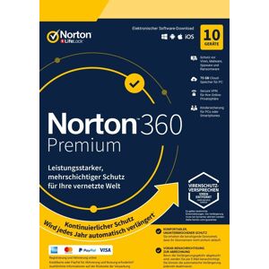 Norton 360 Premium 2023 PC MAC 10 Dispositivi 1 anno