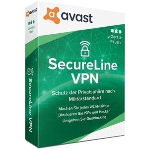 Avast Secureline Vpn Pc Mac 5 Dispositivi 1 Anno