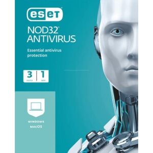 Eset NOD32 Antivirus PC MAC 3 Dispositivo 1 Anno