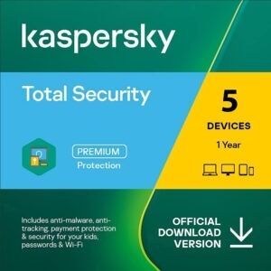 Kaspersky Total Security 2023 Pc Mac 5 Dispositivi 1 Anno