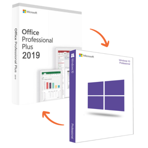 Microsoft Windows 10 Pro + Office 2019 Pro Plus