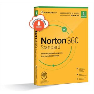 Symantec 360 Standard 2021 Antivirus 1 Dispositivo