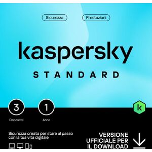 Kaspersky Standard 3device 1anno