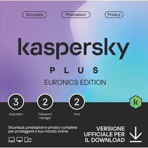 Kaspersky Plus 3device 2anni