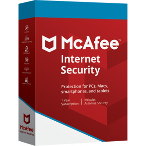 McAfee Internet Security 2024 5 Dispositivi 1 Anno Windows / MacOS / Android / iOS