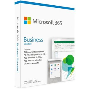 Microsoft Office 365 Business Business Standard 1 Utente 15 Dispositivi 1 Anno