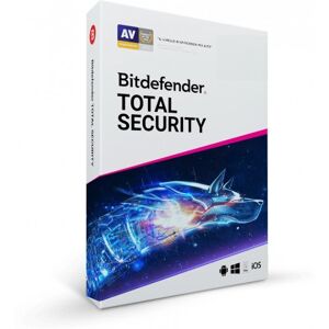 Bitdefender Total Security Multi-Device 2024 5 Dispositivi 2 Anni Windows / MacOS / Android