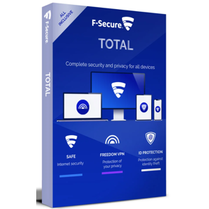 F-Secure Total + VPN 10 Dispositivi 1 Anno Windows / MacOS / Android / iOS