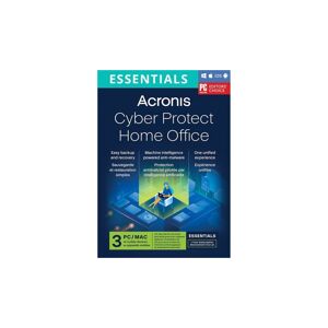 Acronis Cyber Protect Home Office Essential 3 Dispositivi 1 Anno