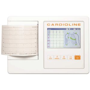 Cardioline Elettrocardiografo Ecg100l Configurazione Full Borsa, Software Easyapp, Interpretazione Glasgow, Presa Usb