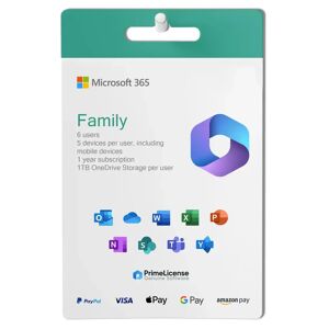 Microsoft 365 Family - 6 12 Mesi