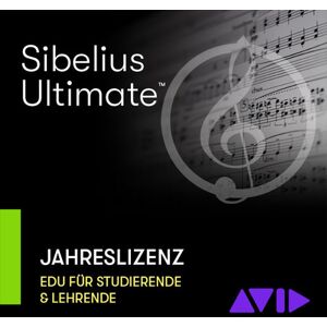 Avid Sibelius Ultimate Ann Subs EDU red