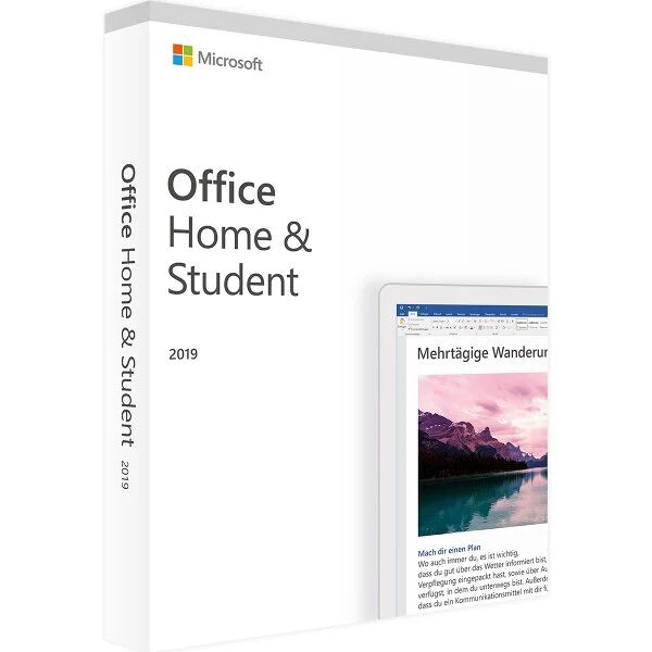 microsoft office 2019 home and student 32/64 bit key esd