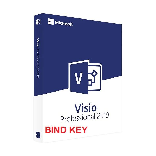 microsoft visio 2019 professional plus 32/64 bit bind key esd