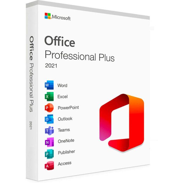 microsoft office 2021 professional plus - windows - 1pc