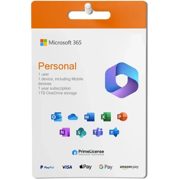 microsoft office 365 personal - licenza da 3 6 12 mesi