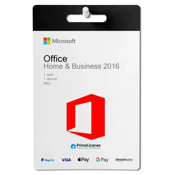 microsoft office home & and business 2016 mac