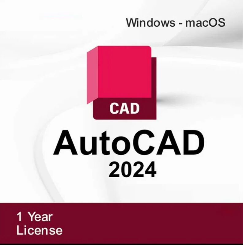 Autodesk AutoCAD 2024/2025 - ABBONAMENTO 12 MESI 1 ANNO 3PC (WINDOWS/MAC)