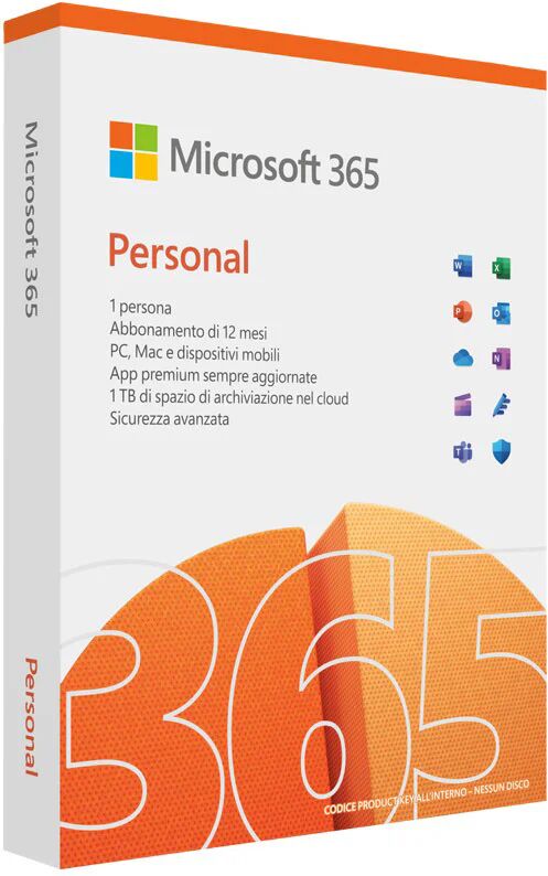 Microsoft 365 Personal 1 licenza/e Abbonamento ITA 1 anno/i