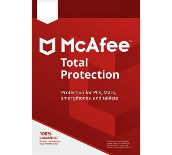 McAfee Total Protection PC MAC1 Dispositivo 1anno