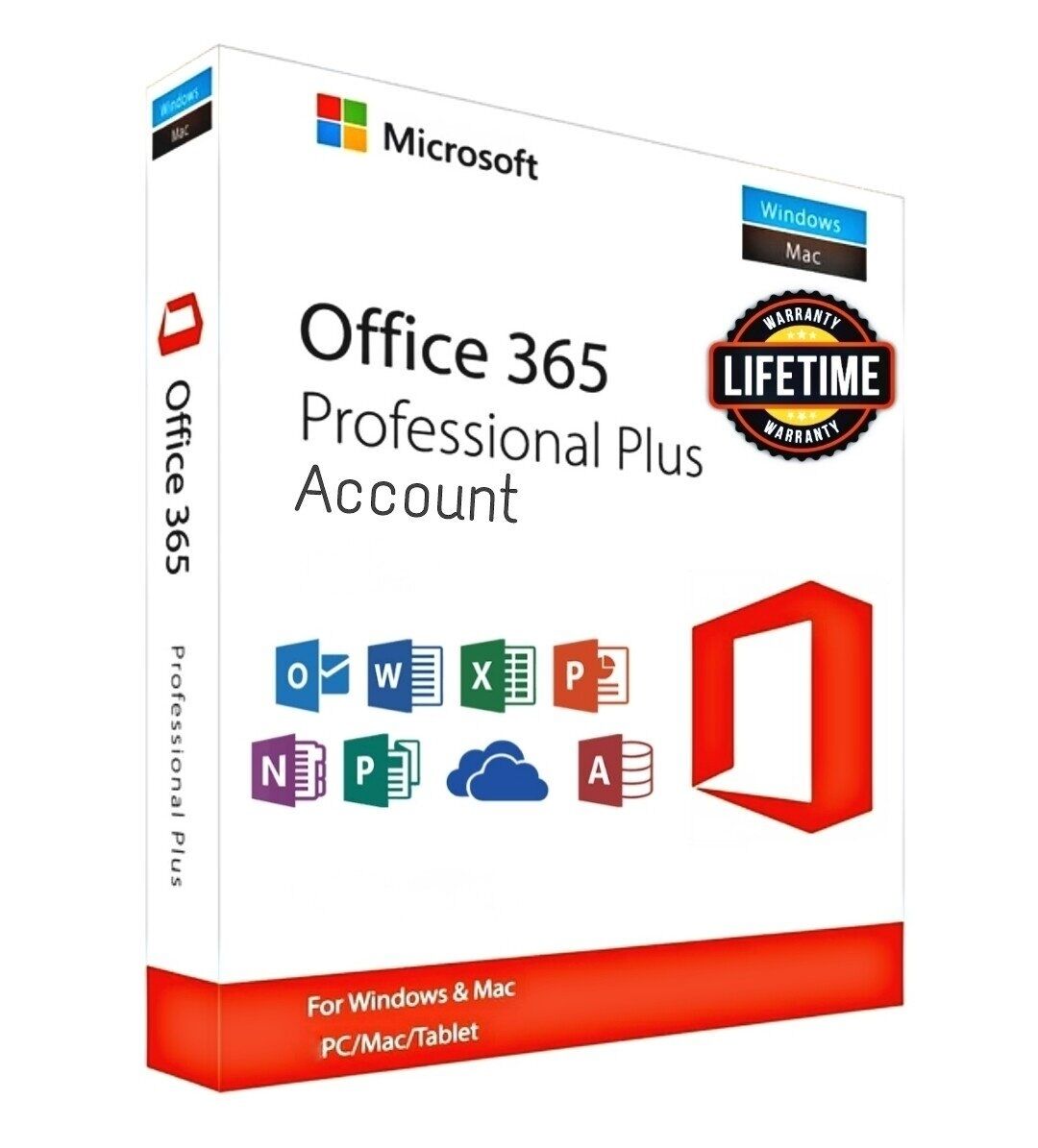 Microsoft Office 365 Pro Plus 2021 5 Utenti PC MAC ESD a VITA