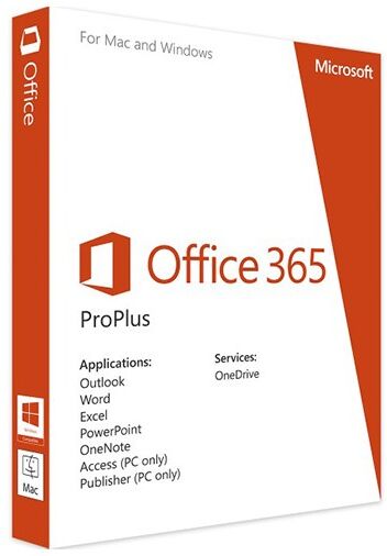 Microsoft OFFICE 365 PRO PLUS (WINDOWS & MAC)