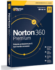 Norton Software  360 PREMIUM 2020 1 anno 10 dispositivi