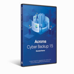 Acronis Software Cyber backup standard server (v. 15) b1wzbpits