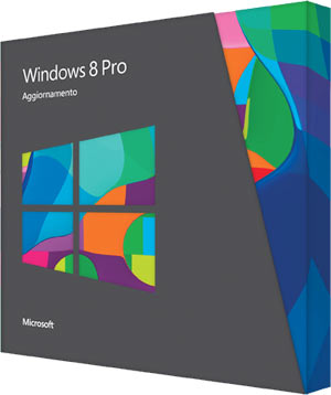 Microsoft Windows 8 Pro Aggiornamento