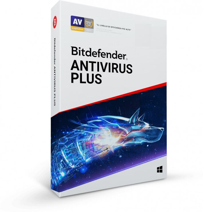 Bitdefender Antivirus Plus 2024 5 Dispositivi 1 Anno Solo Windows