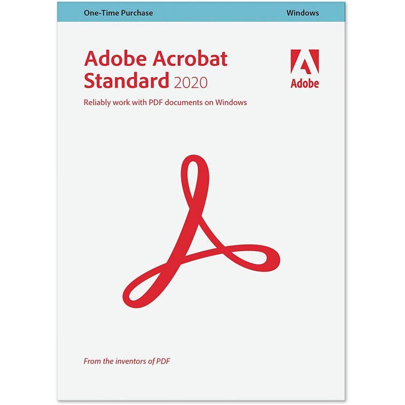 Adobe Acrobat Standard / Pro 2020 Standard 1 Dispositivo Perpetua Solo Windows