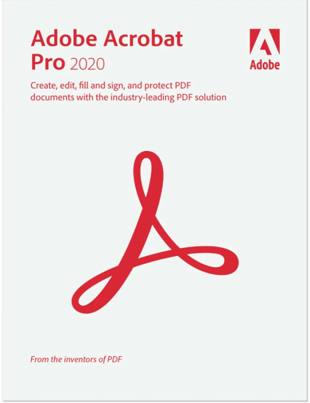 Adobe Acrobat Standard / Pro 2020 Professional 1 Dispositivo Perpetua Solo Windows