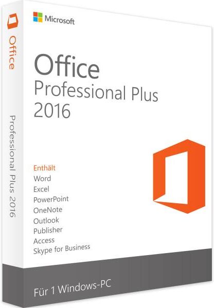 Microsoft Office 2016 Professional Plus