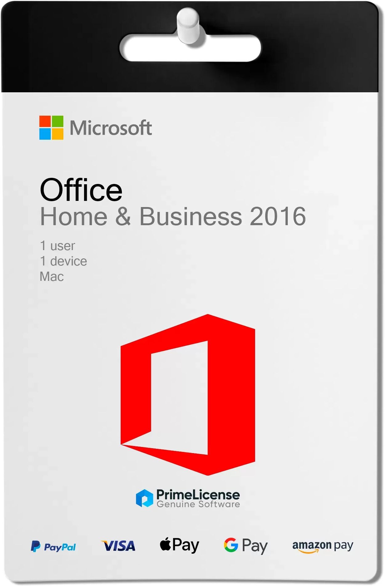 Microsoft Office Home & AND Business 2016 Mac