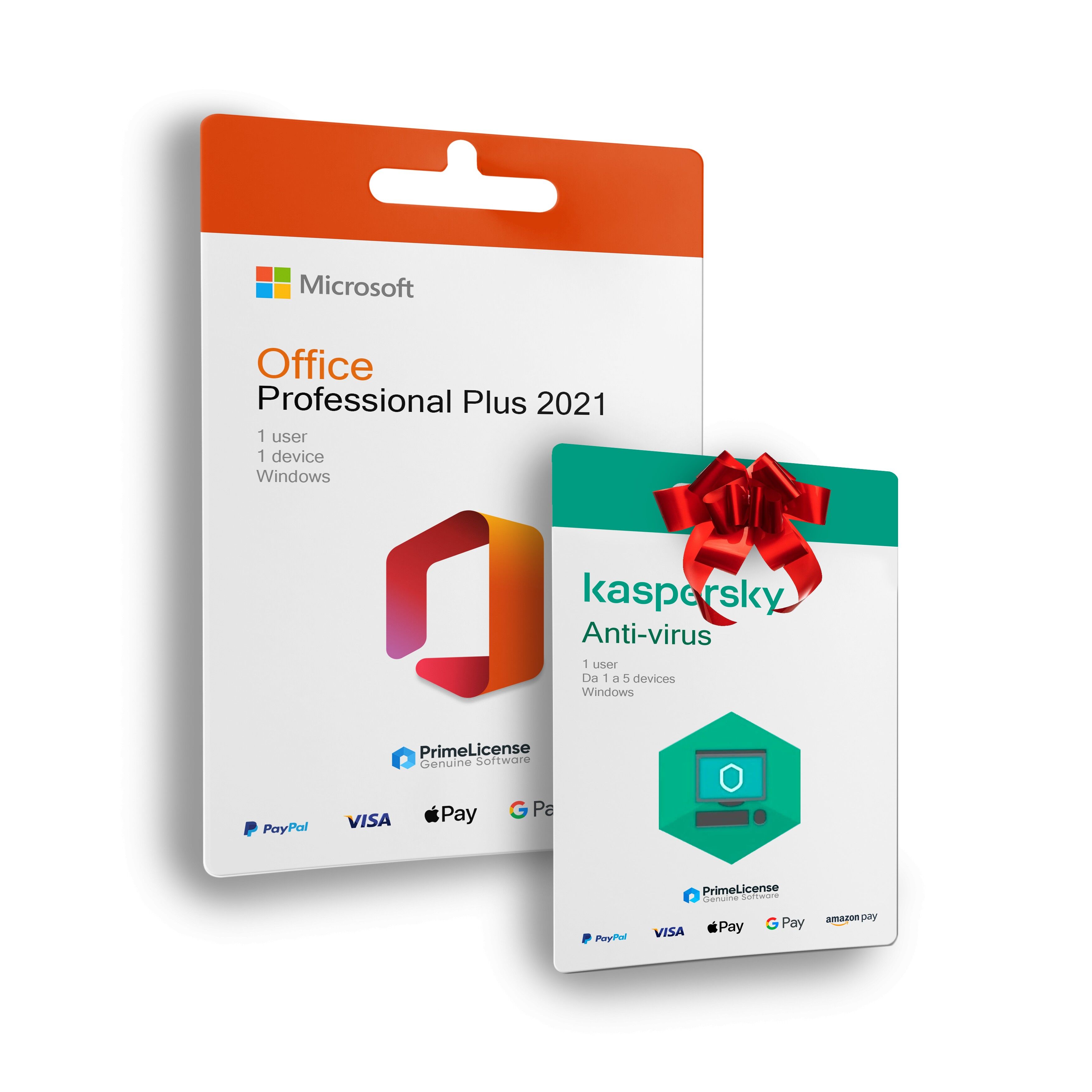 Microsoft Office Professional Plus 2021 + Kaspersky Antivirus