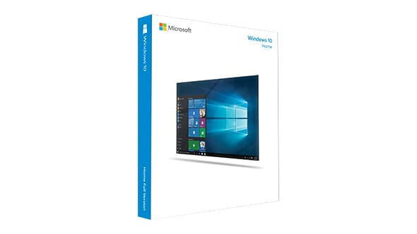 Microsoft Windows 10 Home 64 bit DVD (FR, OEM)
