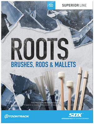 Toontrack SDX Roots-Brushes, Rods & Mal.