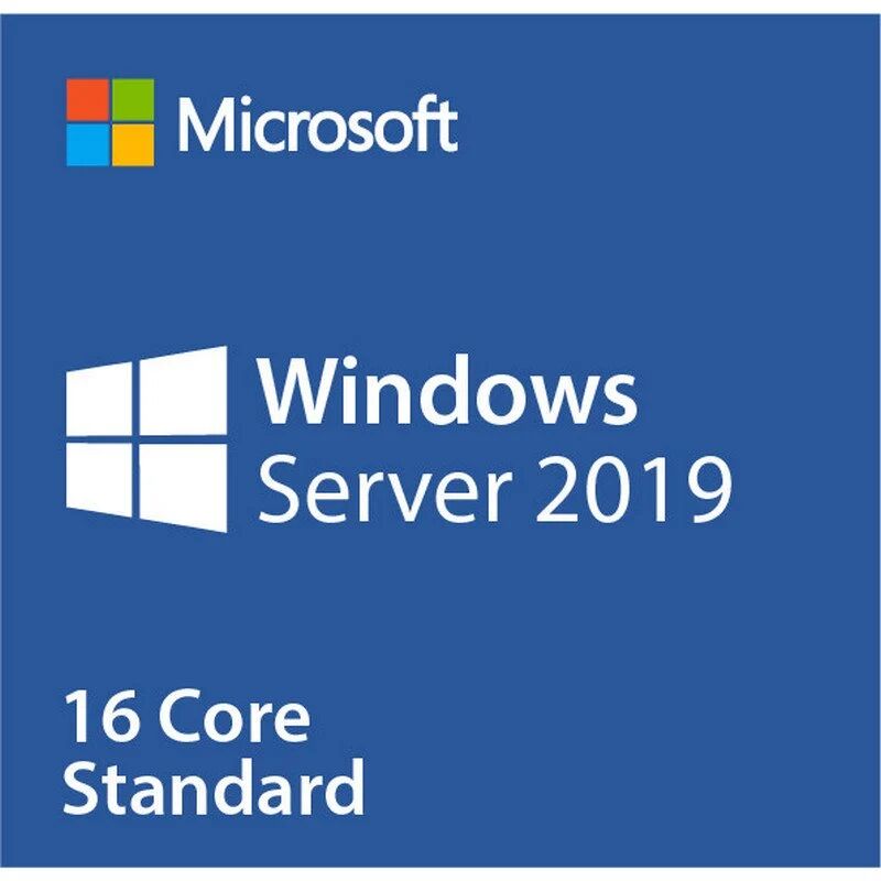 Microsoft windows server 2019 standard 64 bits 16 núcleos oem
