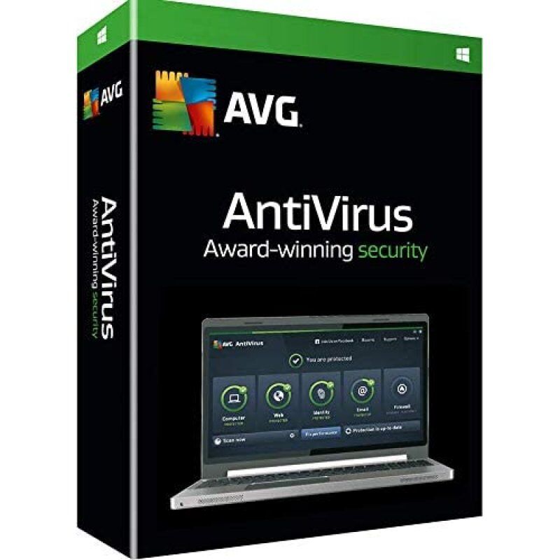 Avg antivirus 3 pc 1 ano licença digital