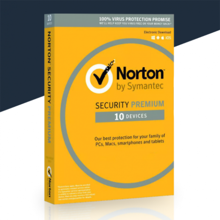 Symantec Norton Security Premium 10 Dispositivos   2 Anos